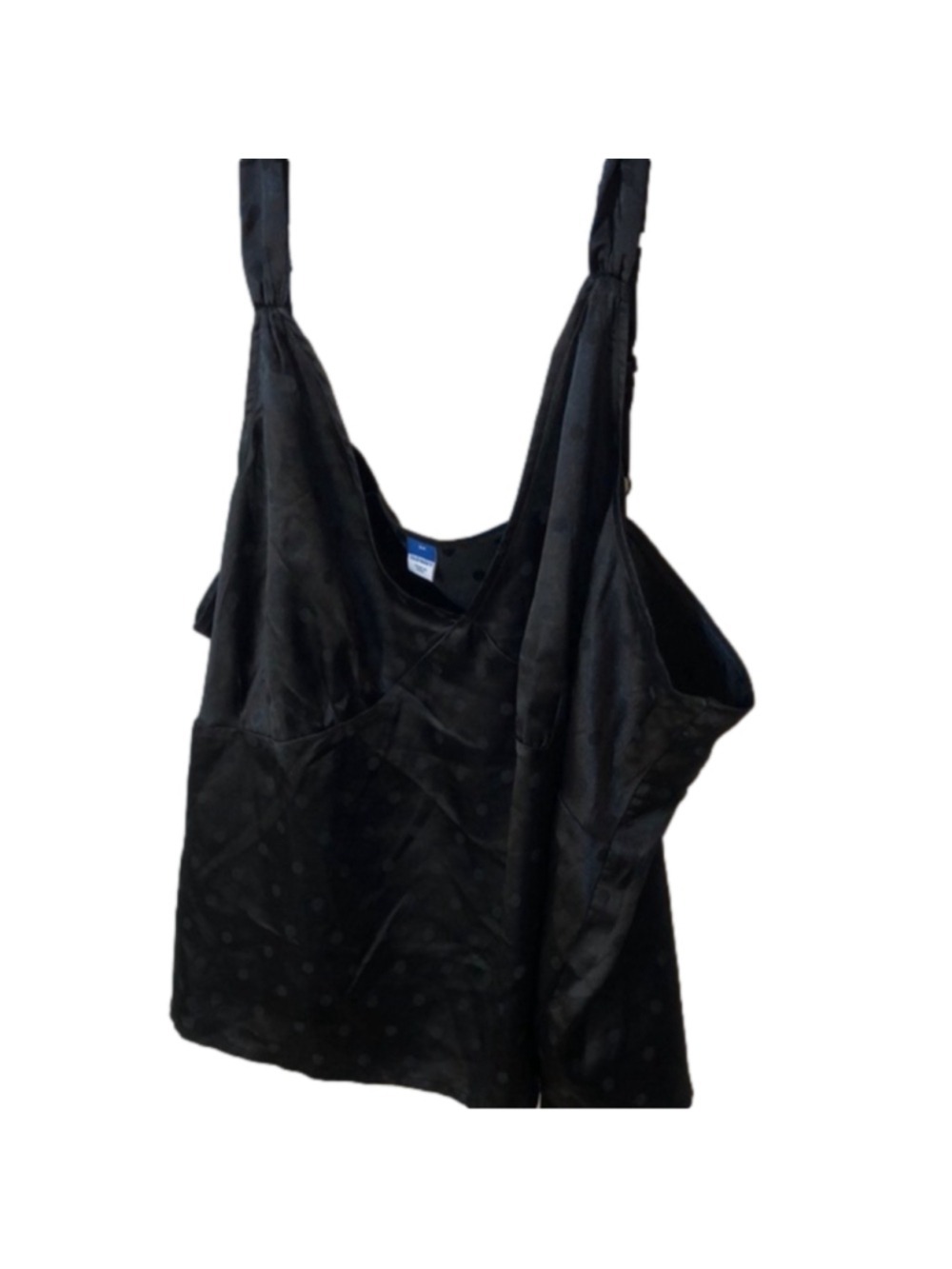 Old navy black polka dot tank top 3X